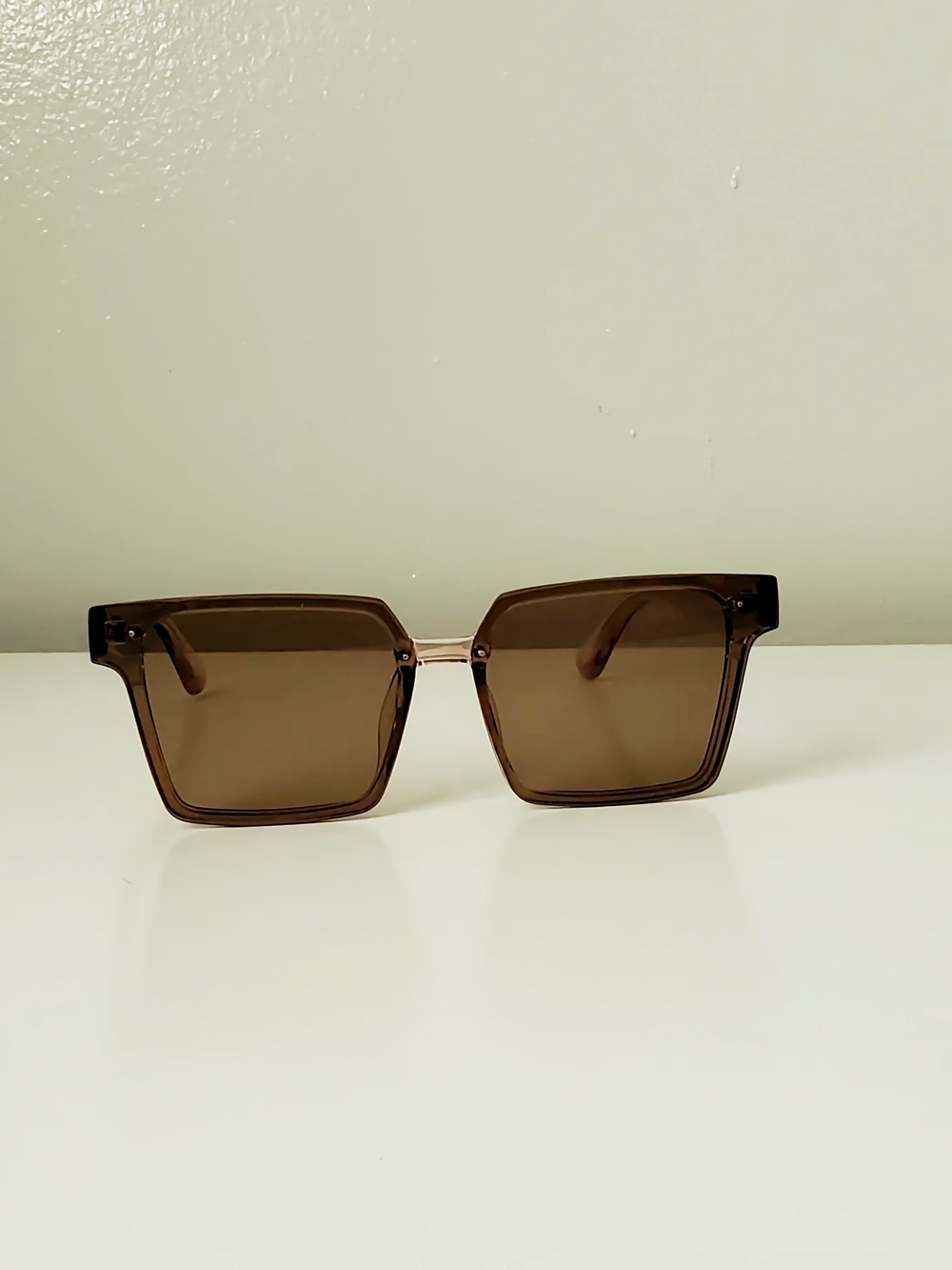 Brown Square Sunglasses
